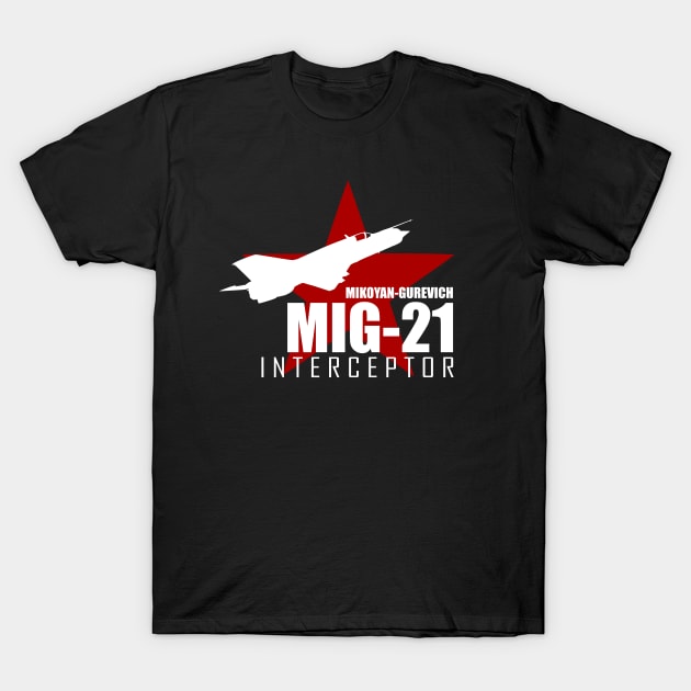 Mig-21 T-Shirt by TCP